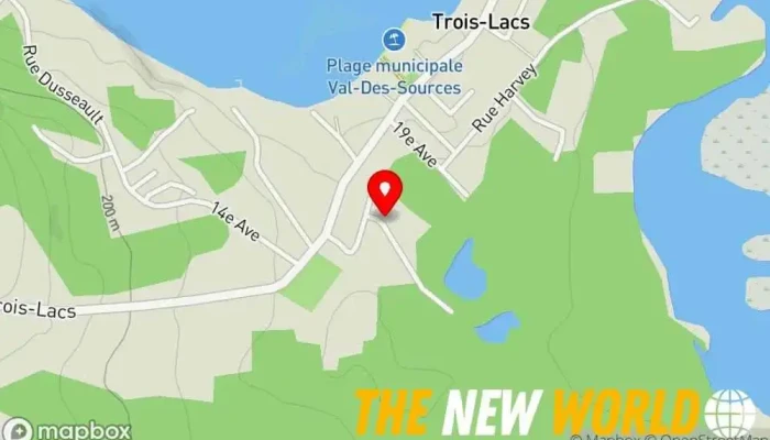 map of L'atelier d'Abeille Pet groomer in Val-des-Sources