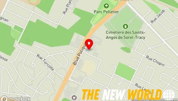 map of Lavallée & Associés Services Financiers Investment service, Financial consultant, Financial planner, Insurance agency, Insurance broker, Store in Sorel-Tracy