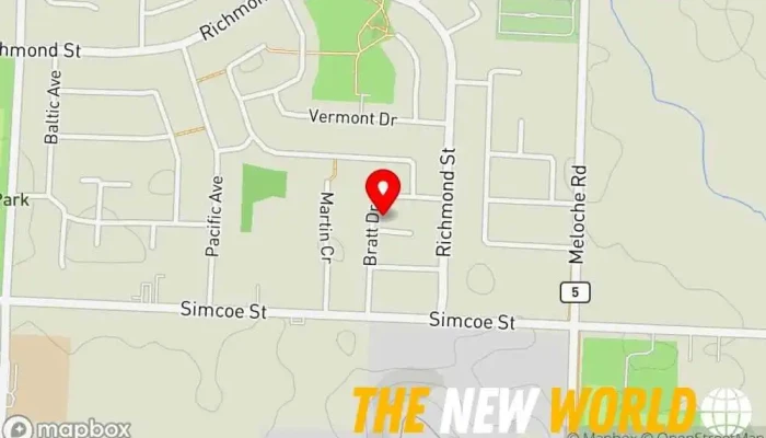 map of Leading Design Engineering consultant in Amherstburg