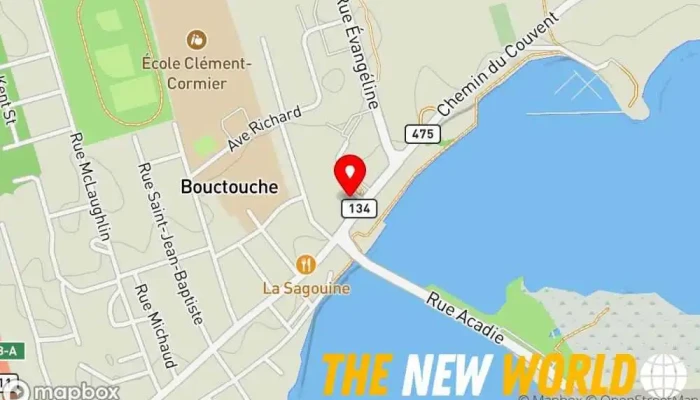 map of Leblanc Boucher Rodger Bourque Notary public in Bouctouche