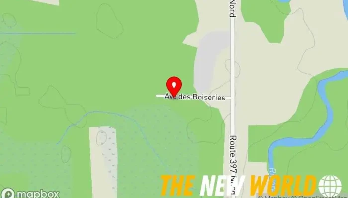 map of Les Bois G L a Inc Saw mill in Barraute