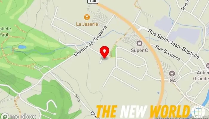 map of Les Constructions St-Gelais Inc Septic system service, Excavating contractor in Baie-Saint-Paul