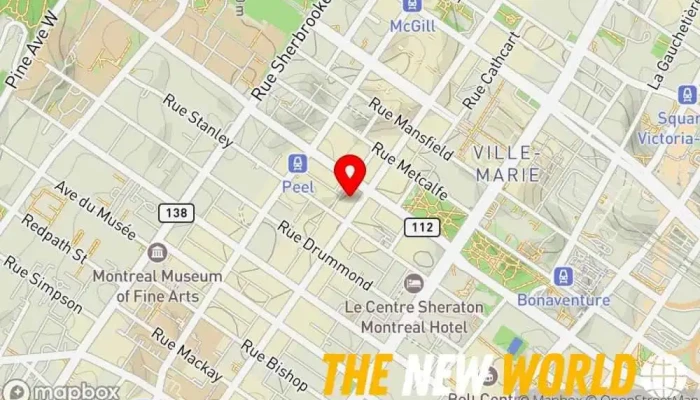 map of Les Consultants CPA Inc Business management consultant in Montreal