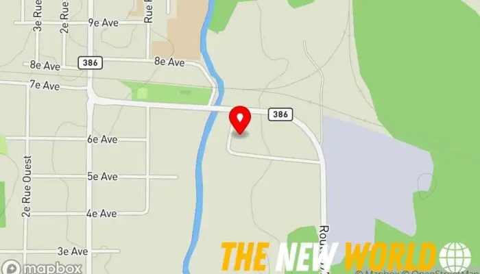 map of Les Gicleurs Du Nord Inc Fire protection system supplier, Fire protection equipment supplier, Security system supplier in Barraute