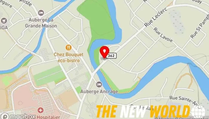 map of Les Immeubles Charlevoix Cabin rental agency, Apartment rental agency, Condominium rental agency, Cottage rental, Executive suite rental agency, Real estate agency, Real estate agent, Real estate rental agency, Vacation home rental agency in Baie-Saint-Paul