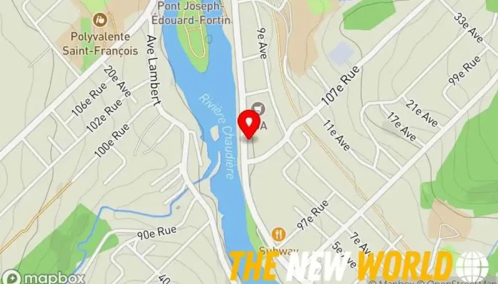 map of Les Installations Électrique Gagnon & Fils Inc Electrician, HVAC contractor, Plumber in Beauceville