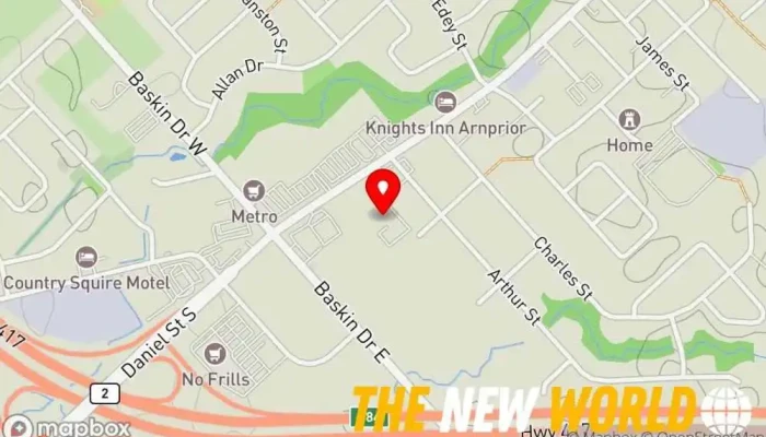 map of Levante Arnprior Villa Retirement home, Assisted living facility, Retirement community in Arnprior