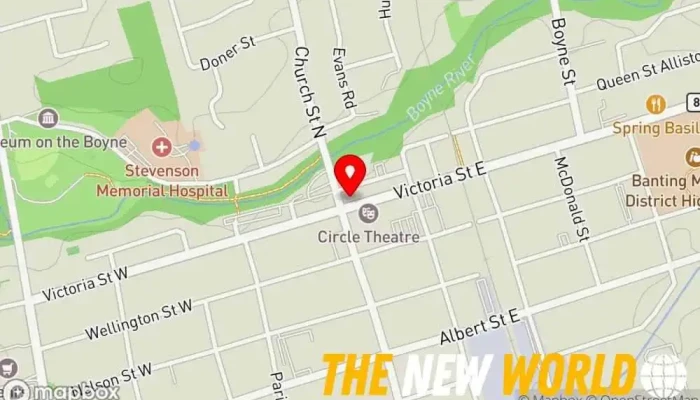 map of Liberty Tax Tax preparation, Tax consultant in Alliston