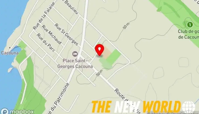 map of Library Émile-Nelligan Public library in Cacouna