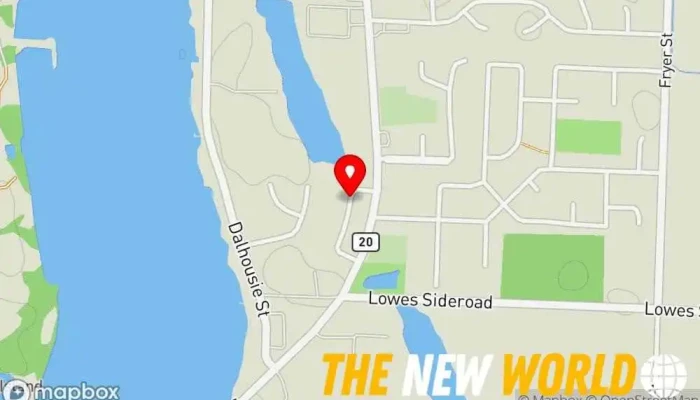 map of Lights Sound Action Entertainment Services Aerial photographer in Amherstburg