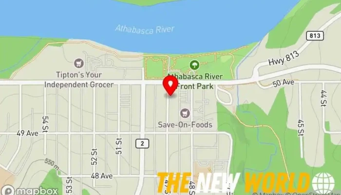 map of Logo Me This! Sign shop, Banner store, Custom label printer, Decal supplier, Marketing agency, Print shop, Promotional products supplier, Sticker manufacturer in Athabasca