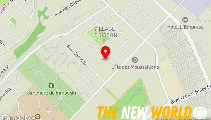 map of LVM Engineering consultant in Rimouski