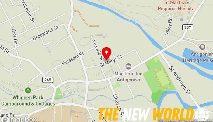 map of MacIsaac Financial Group Financial planner, Insurance agency in Antigonish