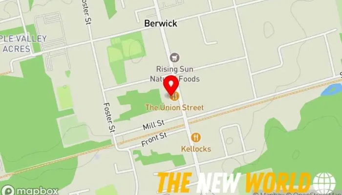 map of MacLean Naturopathic Wellness Centre Naturopathic practitioner in Berwick