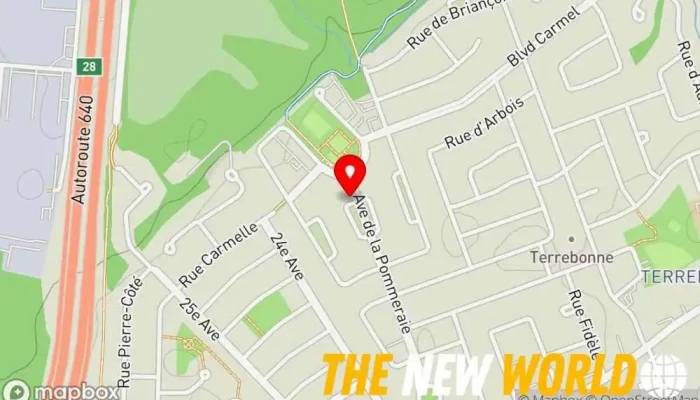 map of Marc Tousignant, Planificateur financier Financial planner in Terrebonne
