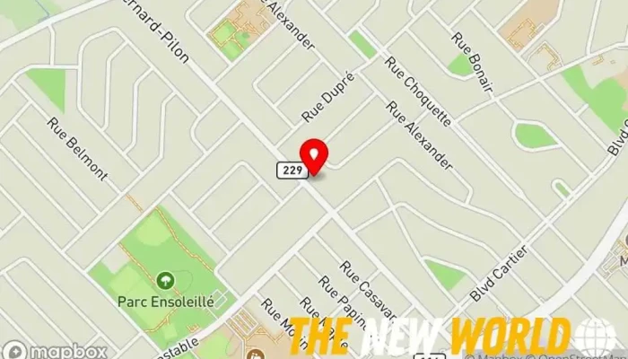 map of Marcotte et associés inc. - Beloeil Accounting firm in Beloeil