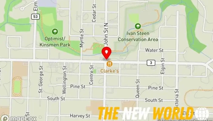 map of Mark Berry - BMO Nesbitt Burns Financial advisor, Financial consultant, Financial planner in Aylmer