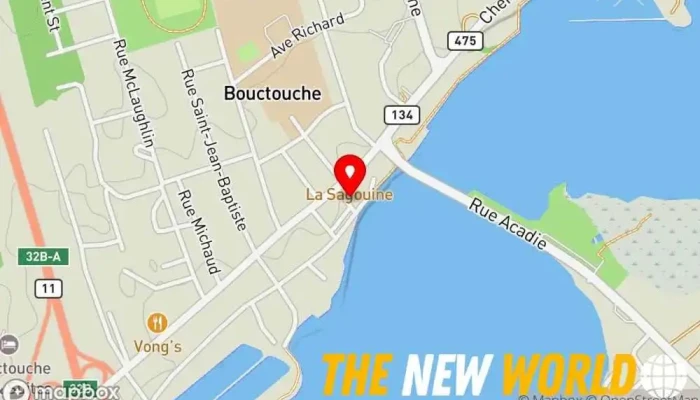 map of Mark Robere Pro Corporation Inc General practice attorney in Bouctouche