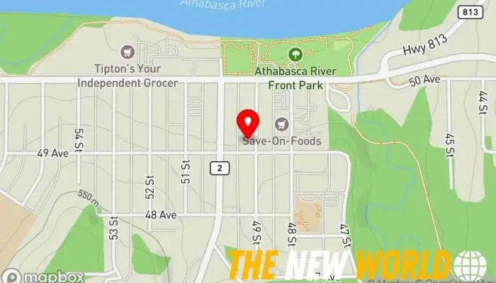 map of Martin Romanchuk Marks LLP Certified public accountant in Athabasca