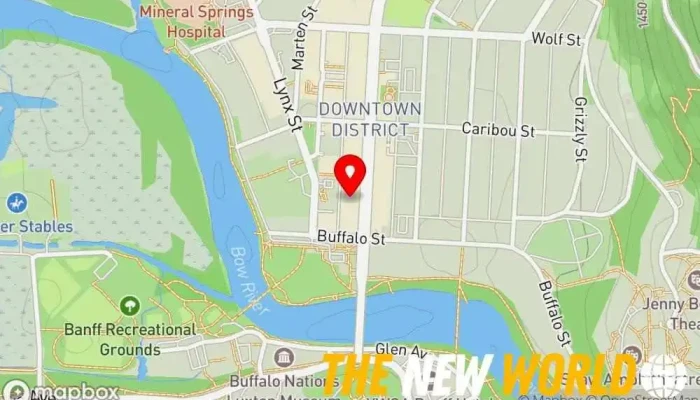 map of Massage Banff Massage therapist, Massage spa, Sports massage therapist in Banff