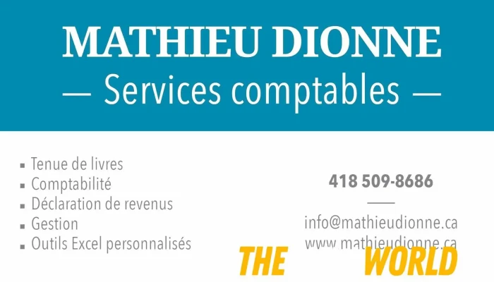 Mathieu Dionne Services Comptables By Owner - Rimouski