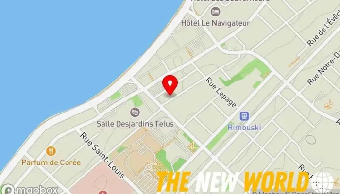 map of Mathieu Dionne, Services comptables Accounting, Tax preparation service in Rimouski