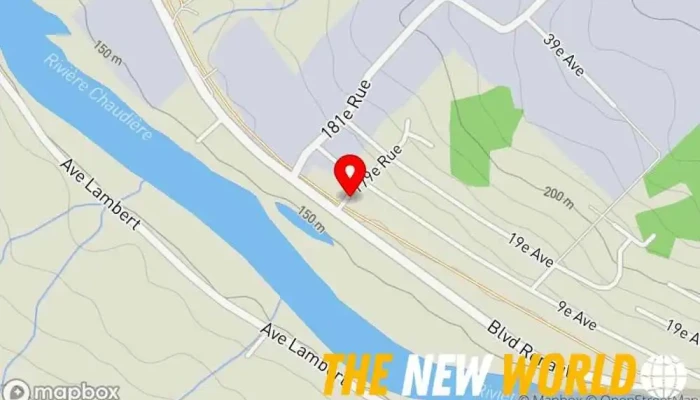 map of Mathieu Roger L Inc Electrician in Beauceville