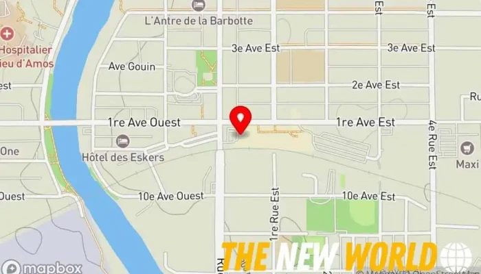 map of McDonald's Fast food restaurant, American restaurant, Breakfast restaurant, Cafe, Hamburger restaurant, Restaurant in Amos