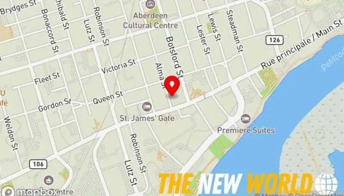 map of McGrath Boyd Lawyer in Moncton