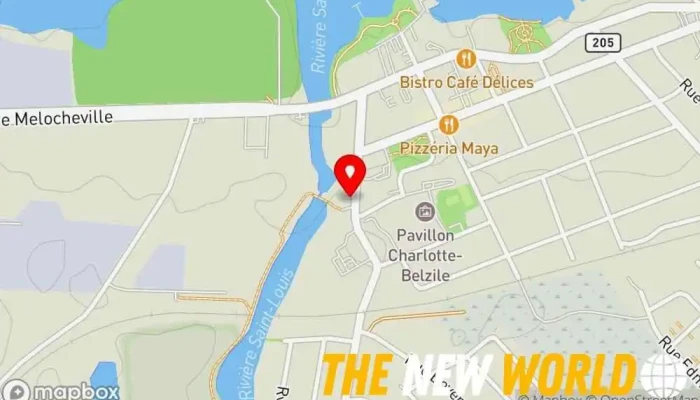 map of Menard Cpa Inc Certified public accountant in Beauharnois