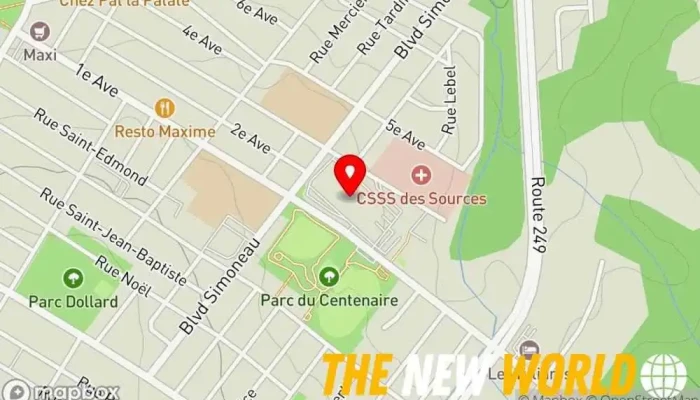 map of Metro Plus Coop D'Asbestos Supermarket, Caterer, Grocery delivery service in Val-des-Sources