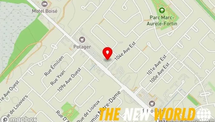map of MG Comptabilité Certified public accountant, Tax attorney in Blainville