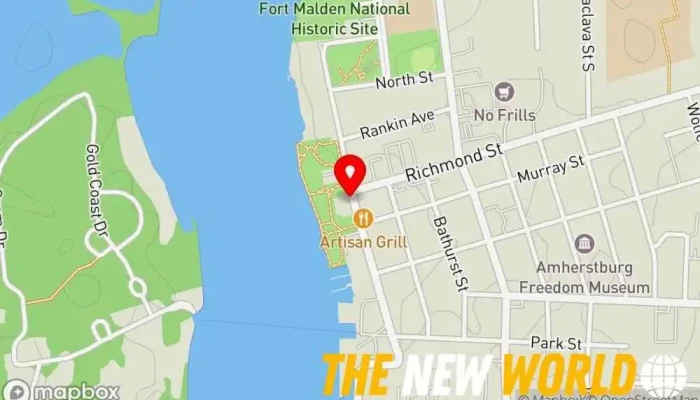 map of Michael Orchard | Manulife Wealth Inc. Financial planner in Amherstburg