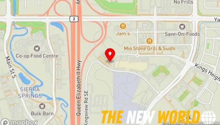 map of Minuteman Press Airdrie Print shop, Banner store, Bookbinder, Mailing service, Marketing consultant, Promotional products supplier, Sign shop in Airdrie
