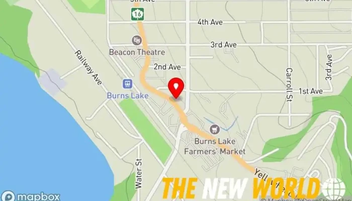 map of MNP LLP - Accounting, Business Consulting and Tax Services Accounting firm in Burns Lake