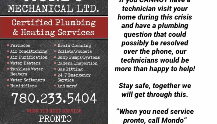 Mondo Mechanical Ltd. - Sturgeon County