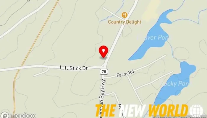 map of Morrow, Morrow & Crosbie Law Office Personal injury attorney, General practice attorney in Bay Roberts