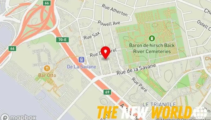map of MSP Corp Computer support and services in Montreal