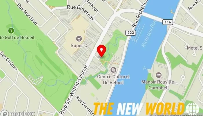 map of Nature-Action Québec Inc Environmental consultant in Beloeil