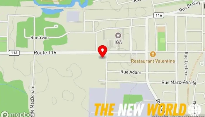 map of Nature Humaine Business management consultant in Acton Vale