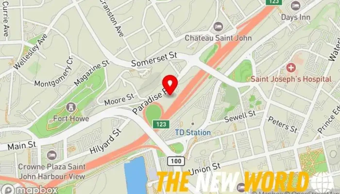 map of NetAdmins Inc. Computer support and services in Saint John