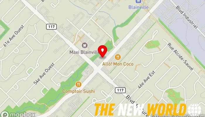 map of Netva Computer service in Blainville