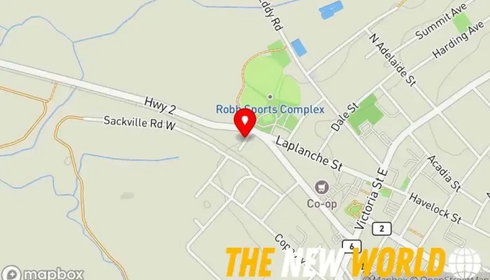 map of Newcon Construction Inc Concrete contractor in Amherst