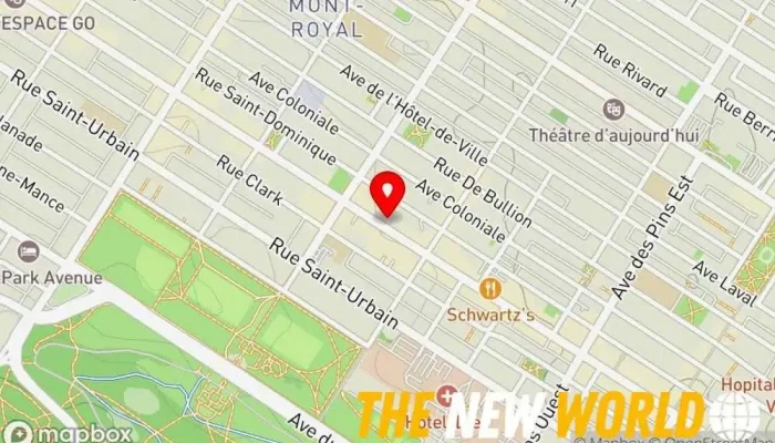 map of Nexxo Technologies Computer support and services, Computer networking service, Computer security service, Computer service in Montreal