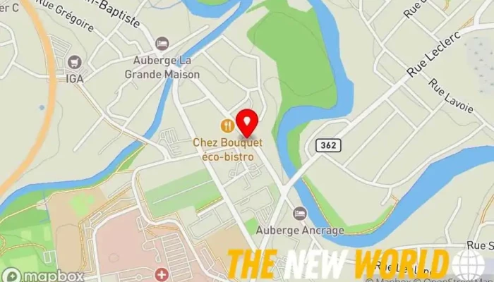 map of Nixtamal Cuisine Mexicaine Mexican restaurant in Baie-Saint-Paul
