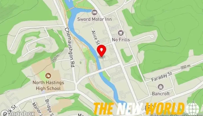 map of North Hastings Community Integration Association Social services organization, Community center in Bancroft