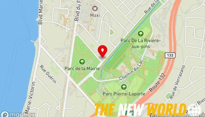 map of Notaire Depangher Notary public in Boucherville