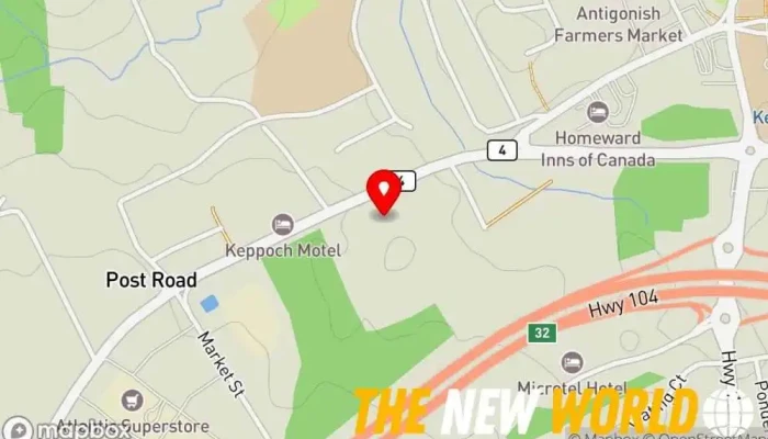map of Nova Construction Co Ltd General contractor in Antigonish