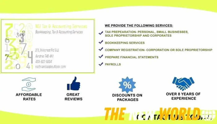 Nsi Financial And Accounting Services -  By Owner - Airdrie