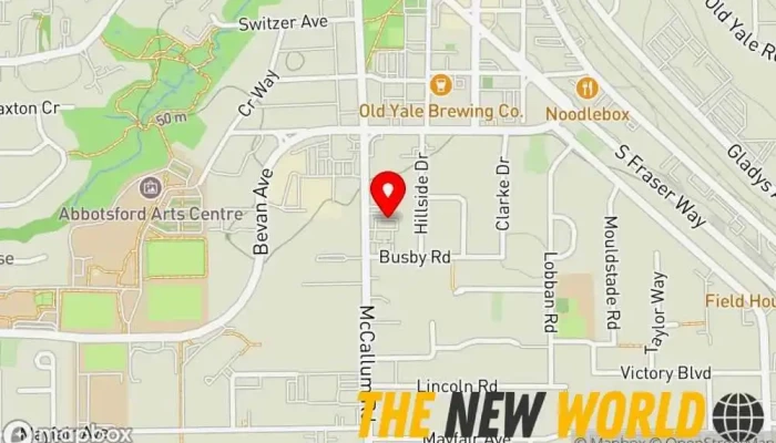 map of Numbers Unlimited Accountant, Bookkeeping service, Payroll service, Tax preparation service in Abbotsford